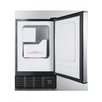 Summit BIM25 16 Inch Freestanding and Built-In Ice Maker — thumbnail 2